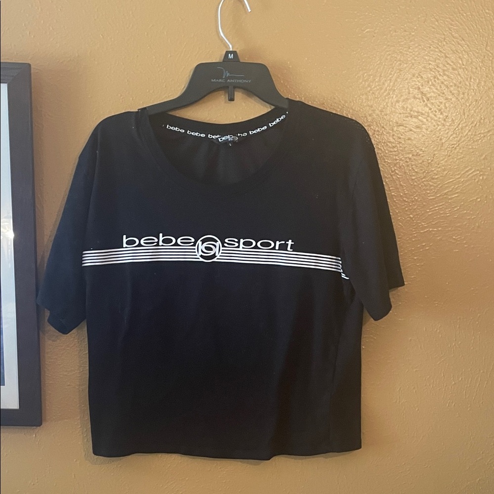 Marc Anthony Black Bebe Sport Tee
